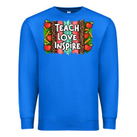 True Royal teach love inspire brushstroke with  and pen leopard Premium Sweatshirt - Artiststas