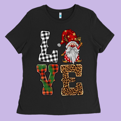 Love Gnomes Ladies Tee Designed By Barkaloodesign
