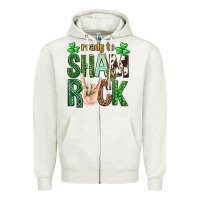 Ready To Shamrock St. Patrick's Day Zipper Hoodie | Teevron