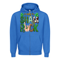 True Royal Ready to shamrock St. Patrick's Day Zipper Hoodie - Neo Western