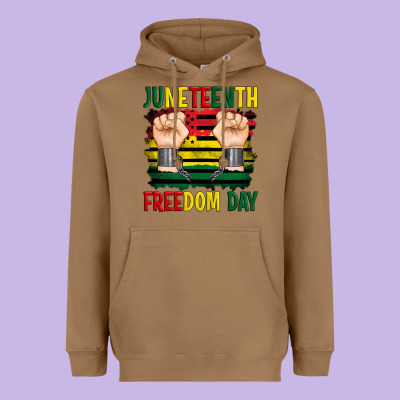 Juneteenth Freedom Day Heavyweight Hoodie Designed By Artiststas