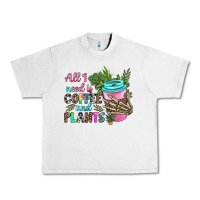 Lunar Rock all i need is coffee and plants Urban Heavy Tee - texasbilliewilder
