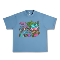 Pebble Blue all i need is coffee and plants Urban Heavy Tee - texasbilliewilder
