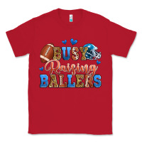 Red busy raising ballers american football Classic Tee - Zillion Design Studio