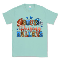 Seafoam busy raising ballers american football Classic Tee - Zillion Design Studio