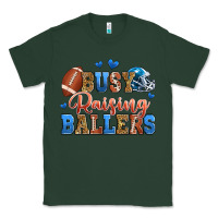 Sports Green busy raising ballers american football Classic Tee - Zillion Design Studio