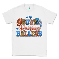 White busy raising ballers american football Classic Tee - Zillion Design Studio
