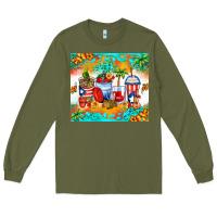 Army Green puerto rico coffee cups Long Sleeve Tee - Zillion Design Studio