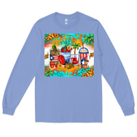 Colony Blue puerto rico coffee cups Long Sleeve Tee - Zillion Design Studio