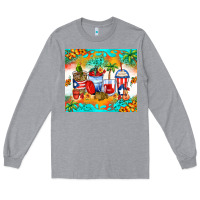Heather Grey puerto rico coffee cups Long Sleeve Tee - Zillion Design Studio