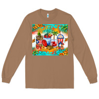 Toasted Coconut puerto rico coffee cups Long Sleeve Tee - Zillion Design Studio