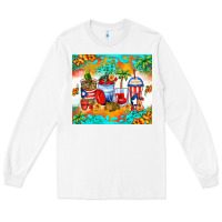 White puerto rico coffee cups Long Sleeve Tee - Zillion Design Studio