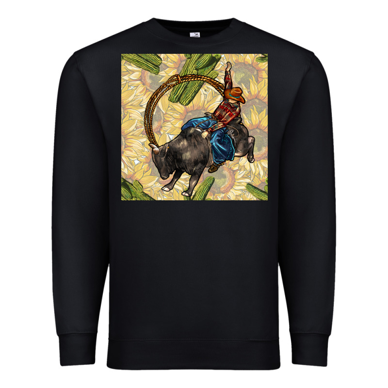 Rodeo Seamless Pattern Premium Sweatshirt by BundleAndBundleShop | Teevron