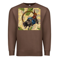 Chestnut rodeo seamless pattern Premium Sweatshirt - BundleAndBundleShop