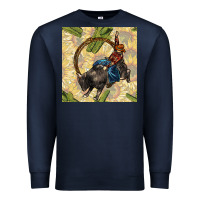 Navy rodeo seamless pattern Premium Sweatshirt - BundleAndBundleShop