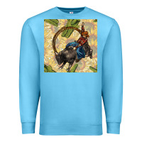 Ocean Blue rodeo seamless pattern Premium Sweatshirt - BundleAndBundleShop