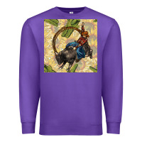 Purple rodeo seamless pattern Premium Sweatshirt - BundleAndBundleShop