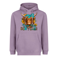 Lavender barn hair don't care long haired cow Heavyweight Hoodie - Jasminsmagicworld