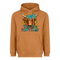 Meerkat barn hair don't care long haired cow Heavyweight Hoodie - Jasminsmagicworld