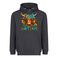 Smoke barn hair don't care long haired cow Heavyweight Hoodie - Jasminsmagicworld