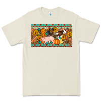 Bone Fall farm animals cow pig rooster Premium Tee - Artiststas