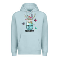 Blue Mist grandma preview costom name Premium Hoodie - MaliasSmallBusiness