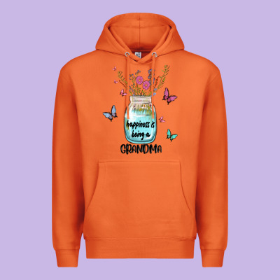 Grandma Preview Costom Name Premium Hoodie Designed By Maliassmallbusiness