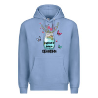 Colony Blue grandma preview costom name Premium Hoodie - MaliasSmallBusiness