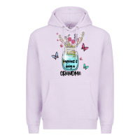 Lilac grandma preview costom name Premium Hoodie - MaliasSmallBusiness