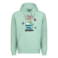 Seafoam grandma preview costom name Premium Hoodie - MaliasSmallBusiness