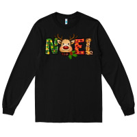 Black reindeer noel christmas Long Sleeve Tee - RanaPortraitStore