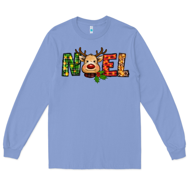 Reindeer Noel Christmas Long Sleeve Tee by RanaPortraitStore | Teevron