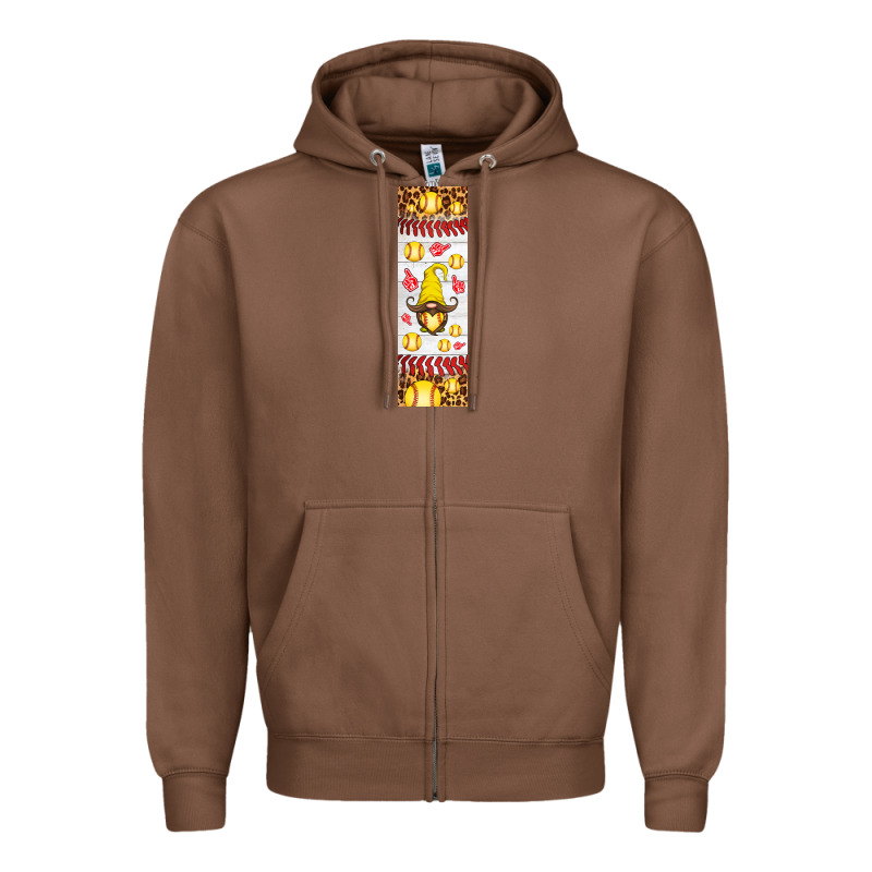 Softball Football Penwraps Zipper Hoodie by HRA Design Shop | Teevron