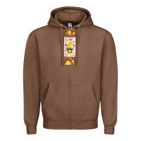 Chestnut softball football penwraps Zipper Hoodie - HRA Design Shop