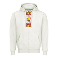 Oatmeal Heather softball football penwraps Zipper Hoodie - HRA Design Shop