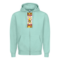 Seafoam softball football penwraps Zipper Hoodie - HRA Design Shop