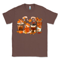 Chestnut Fall Coffee Cups Classic Tee - texasbilliewilder