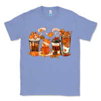 Colony Blue Fall Coffee Cups Classic Tee - texasbilliewilder