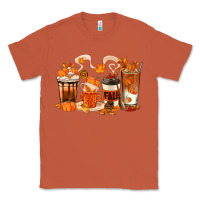 Copper Fall Coffee Cups Classic Tee - texasbilliewilder