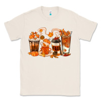 Natural Fall Coffee Cups Classic Tee - texasbilliewilder