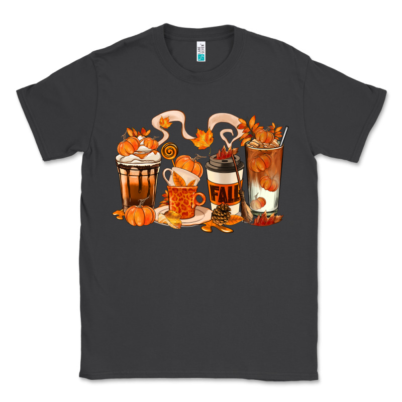 Fall Coffee Cups Classic Tee by texasbilliewilder | Teevron
