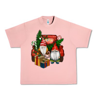 Salmon Christmas Truck And Gnome Urban Heavy Tee - RanaPortraitStore