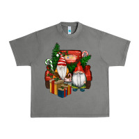 Tornado Christmas Truck And Gnome Urban Heavy Tee - RanaPortraitStore
