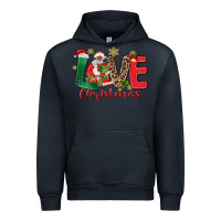 Navy love christmas black santa Urban Hoodie - MaliasSmallBusiness