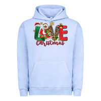 Pigment Grape Ice love christmas black santa Urban Hoodie - MaliasSmallBusiness