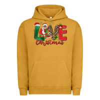 Pigment Peanut Butter love christmas black santa Urban Hoodie - MaliasSmallBusiness