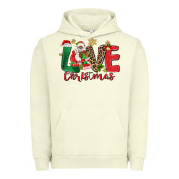 Love Christmas Black Santa Urban Hoodie | Teevron