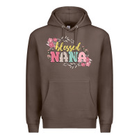 Coffee blessed nana Premium Hoodie - MaliasSmallBusiness