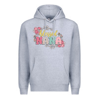 Heather Grey blessed nana Premium Hoodie - MaliasSmallBusiness