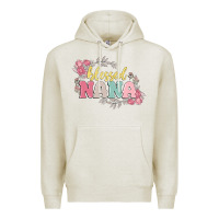 Oatmeal Heather blessed nana Premium Hoodie - MaliasSmallBusiness